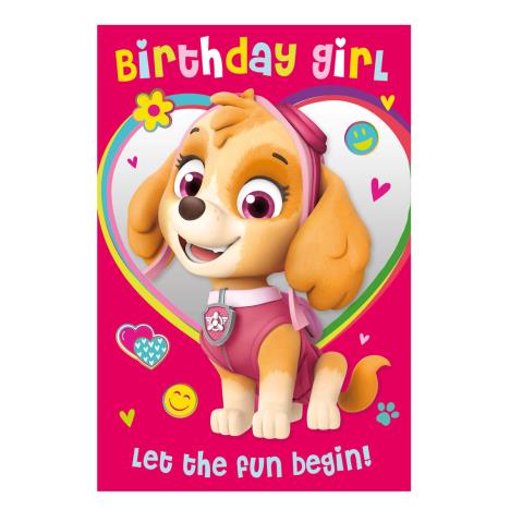 Paw Patrol Birthday Girl Birthday Card £2.69